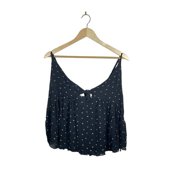 Free People Intimately Riviera Romance Cami in Black Multi Size L - Picture 6 of 13